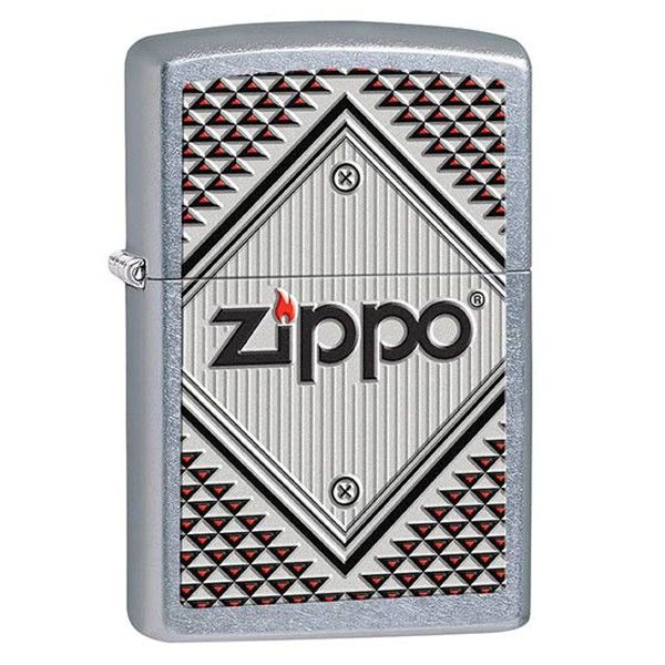 Зажигалка Zippo 28465 ZIPPO RED AND CHROME