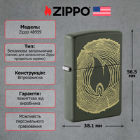 Зажигалка Zippo 221 Wood Ring Design