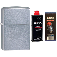 Фото Комплект Zippo Зажигалка 207 + Бензин + Кремни в подарок