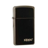 Зажигалка Zippo 28123ZL SLIM EBONY W/ZIPPO