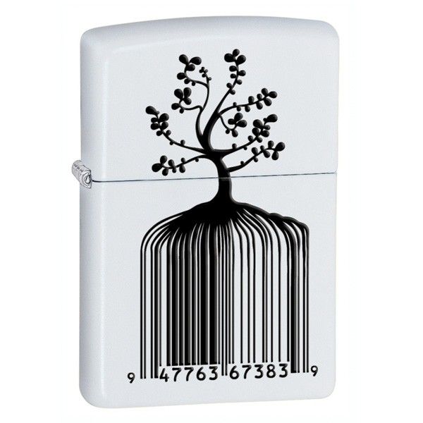 Зажигалка Zippo 28296 Identity Tree Barcode Lighter