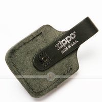 Комплект Zippo Зажигалка 218 ZL black matte with logo + Бензин + Кремни в подарок + Чехол с прорезью LPTBK