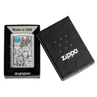 Зажигалка Zippo 200 Wolf and Pack Emblem