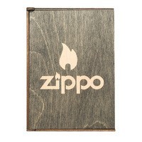 Комплект Zippo Подарочная упаковка + Бензин + Кремни в подарок 