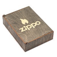 Комплект Zippo Подарочная упаковка + Бензин + Кремни в подарок 