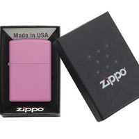 Зажигалка Zippo Regular pink matte 238