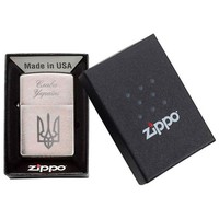 Фото Подарочный набор Zippo Зажигалка 200-SU + Коробка + Бензин 3141 + Кремни 2406