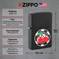 Зажигалка Zippo 218 Cherries Poker Chip