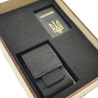 Подарочный набор Zippo Зажигалка 218-U CLASSIC + Коробка + Чехол на пояс pz06bl черный