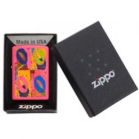 Зажигалка Zippo 29086 Pop Art Lips - Neon Pink