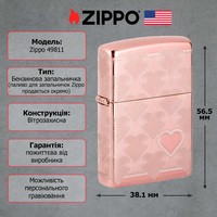 Зажигалка Zippo Heart Design 49811