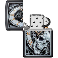 Зажигалка Zippo Skull Clock Design 29854